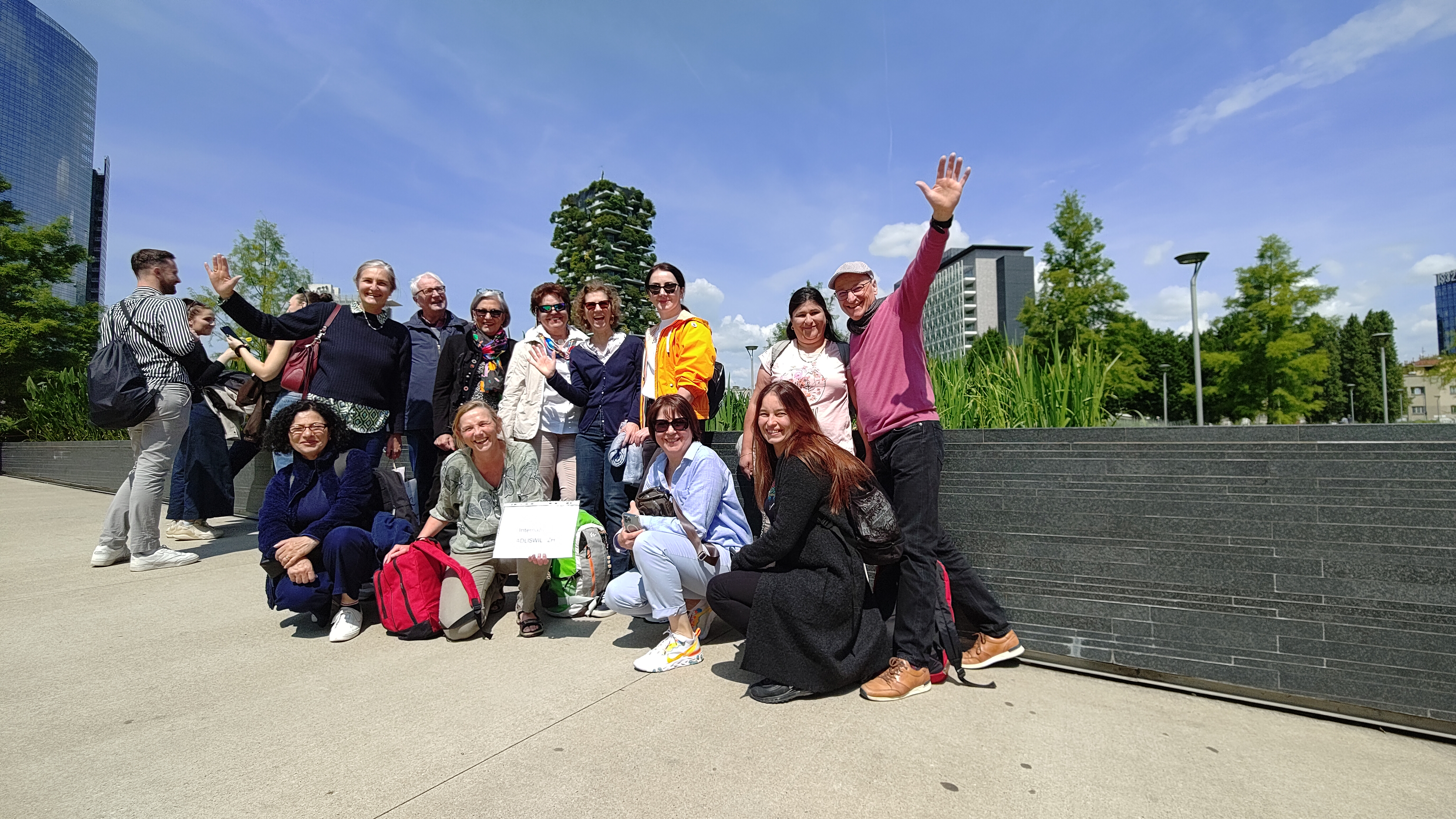 Café International team on their trip to Milan 2025